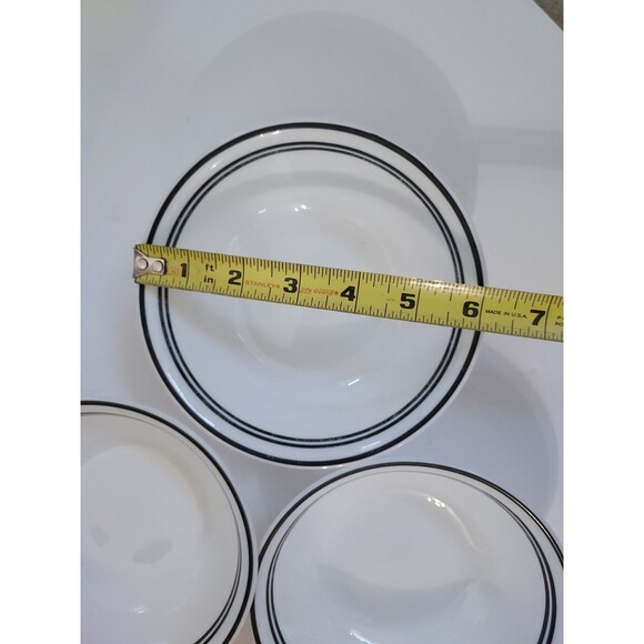 Corelle Corning City Block 3 Soup Cereal Bowls  And 3 Dessert Plates - 6 Pieces - Picture 3 of 3